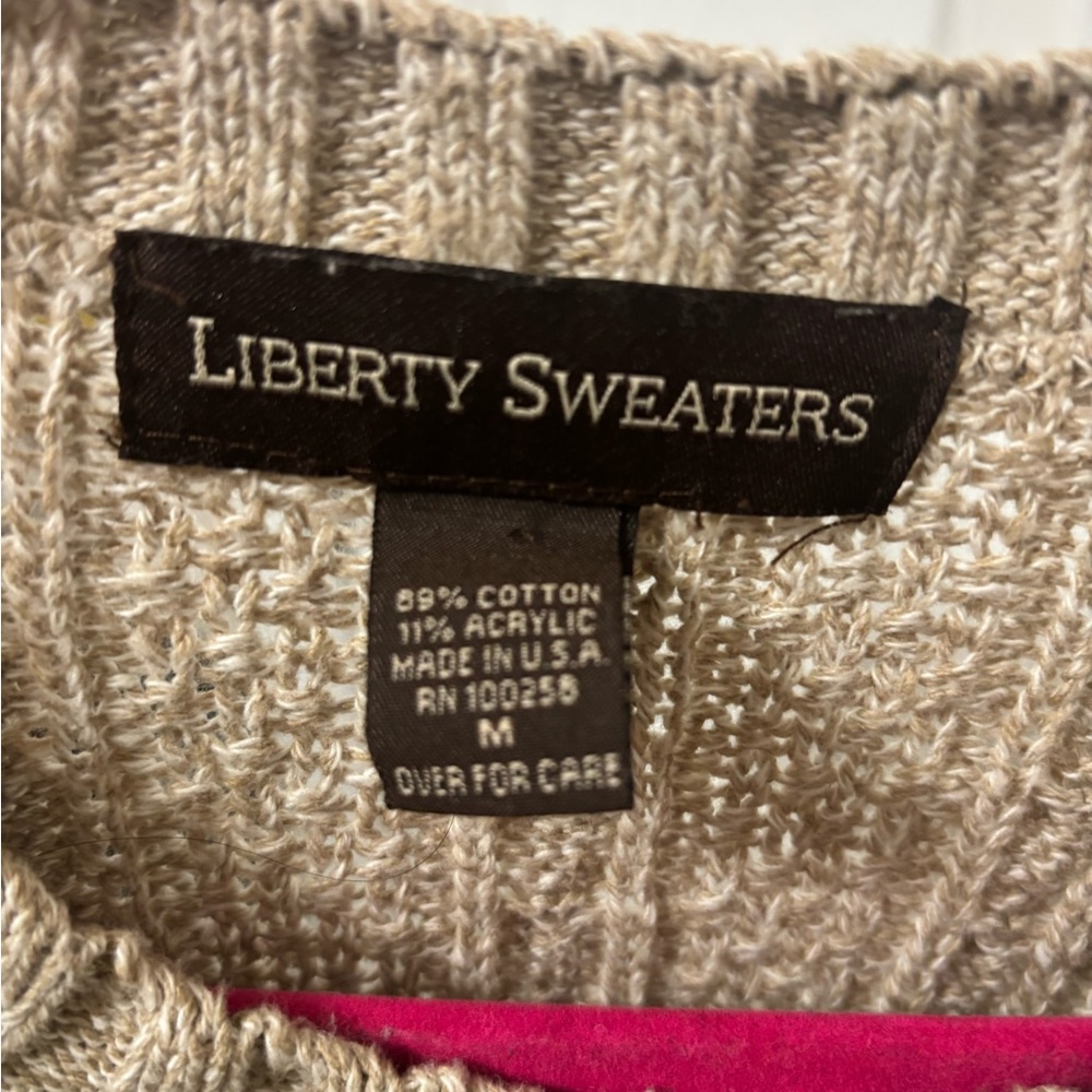 Liberty Sweaters Multicolor Patterned Grandpa Swe… - image 3